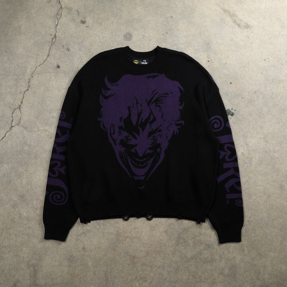 Joker x Civil Regime x Harley Quinn Soldout Limited Gotham Grunge Sweater XL